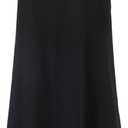 Plus Size Tank Tops for Women, Flowy Lace Trim Camisole, Loose Fit Layering Tunic Tops to Hide Tummy (Black)