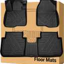 CRV Floor Mats Compatible with 2023-2026 Honda CR-V (Include Hybrid)All Weather Protection Waterproof Durable Anti-Slip Odorless Custom-fit TPE Floor Liner Front and Rear Row Set