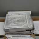 Furologee Nightstands Set of 2, End Table with 2 Fabric Drawers, Night Stand with 2 Hooks, Open Wood Shelf Bedside Table for Bedroom/Living Room/White