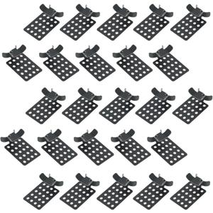 marddpair 25 Pack Aluminum Heat Cable Roof Clip Replacement for Ice Dam Heat and Tape Roofs Heat Cable (Raw Aluminum)