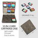 Carrying Case and Dockable Case for Nintendo Switch 2,8 in1 Accessories for Switch 2,Tempered Glass,Game Card Case and Silicone Covers
