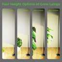 Grow Lights for Indoor Plants with Timer, 192 LEDs 42W Vertical Full Spectrum Grow Light 65 Inch Standing Grow Lights 3 Light Modes 5-Level Dimmable Wide Coverage