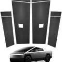 EVBASE B&C Pillar PPF Film for Cybertruck Pillars & Door Buttons Vinyl Wrap Front&Rear Door Trim Stickers Window Wrap Protection Carbon Fiber Film Tesla Cybertruck Accessories