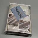 100% Blackout Curtains 84 Inch Length 2 Panels Set Neutral Boho Linen Farmhouse for Bedroom Windows Living Room Darkening Thermal Insulated Drapes Natural Cream Ivory 7ft Long Back Tab Pleated Pocket