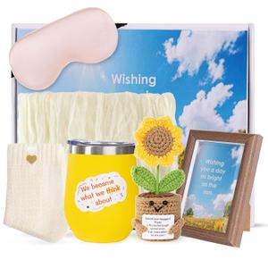 Get Well Soon Gifts for Women: Get Well Gifts for Women After Surgery Recovery- Unique Sunflower Sunshine Cheer up Gift for Friends Female and Mothers