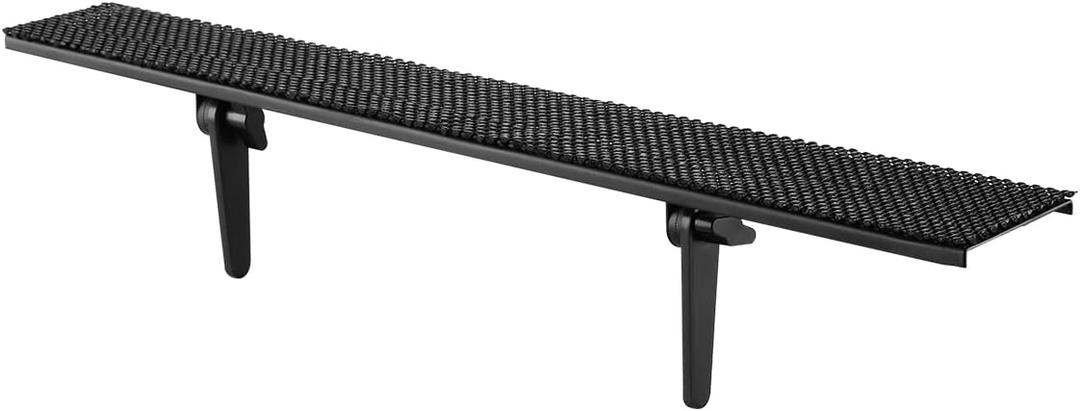 Bracwiser No Drill TV Top Shelf 24 inch Wide for Thin Monitor TV Top Mounting Bracket Platform Holds Speaker, AV Receiver, Media Box, Game Console and More (CS106LMINI)