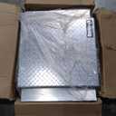 Buyers Products 1705381 Diamond Tread Aluminum In-Frame Truck Tool Box w/Notched Bottom, 12" H x 24" D x 32" W, Truck Box for Between Truck Frame Rails, Adjustable Latch, Includes Mounting Kit