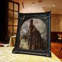 11x14 Vintage Picture Frame, Antique Black Ornate Arched Photo Frame for Wall Hanging or Tabletop Display, Retro Gothic Home Decor, Photo Gallery Art