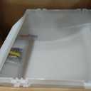 MAXXAIR FANMATE 00-955001 Fan/Vent Cover with EZ Clip Hardware, Constant Airflow, Super Tough, White, 25" length x 18-1/8" width x 10-1/4" height