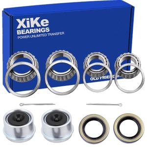 XiKe 3500 Lbs Trailer Bearings Kit L68149 L68111 & L44649 L44610, 2 Sets