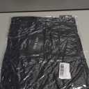 Women's Sexy V Neck Tie Halter Mesh Ruffle Hem Ruched Bodycon Cocktail Party Maxi Dresses (Black, XL)