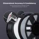 Creality 3D Printer Filament 1.75mm, Ender PLA Filament No-Tangling Smooth Printing Without Clogging No Warping, Fit Most FDM 3D Printers, 1kg Spool, Dimensional Accuracy +/- 0.02mm, White