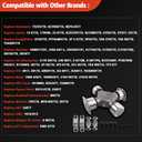 Universal Joint Kit for 1760 Series (HR Style), 1.938 inch, Bearing Cap & 7 inch Plate Heavy Duty U-Joint, Replaces 5-677X, 5677X, M677X HD5677X, 7525677X, 877