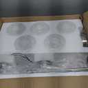 5-Light Bathroom Vanity Lights, E26 Modern Brushed Nickel Bathroom Light Fixtures with Clear Glass Shade, Mirror Kitchen Hallway Cabinet Living Room Sconces Wall Lights