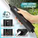 Battery Powered Sprayer 1.35 Gallon,Upgrade Electric Sprayer with Ergonomic Handle for Retractable Wand,Force Indicator,Adjustable Shoulder Strap for Garden,Weed Lawn and Cleaning.