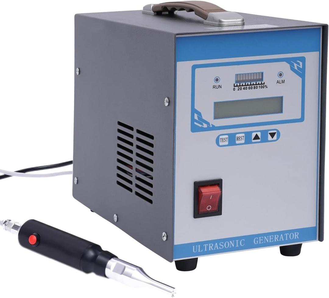 Ultrasonic Plastic Welder, 28KHz 700W Handheld Ultrasonic Spot Welder Portable Spot Welding Machine for ABS/PP/PE/PS/PC