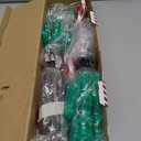 Christmas Candy Cane Pathway Markers Lights, Outdoor Christmas Decorations for Yard Patio Porch Garden Walkway, Candy Cane Christmas Decor with 48 LED, 8 Pack (Red & Green)