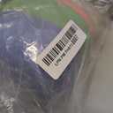 Square Lightweight Wheat Straw Plates, Deep Dinner Dishes, Camping Dinnerware for Serving pasta fruit for Kids Toddlers and Adults (MULTI) Multicolor 24 Pack