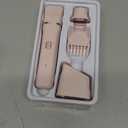 Bikini Trimmer for Women - Painless Electric Razors for Silk Skin,Cordless Body Shaver for Trip,Replaceable Lady Facial Razor, IPX7 Waterproof&Easy Cleaning, Ceramic Blade, USB Charge Dock Pink