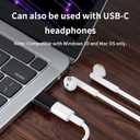 4 x USB to USB C Adapter, 3.0 USB OTG Adapter,QC 3.0 Fast Charging 5 Gbps Data Transfer, for MacBook, iPhone 15/16 Plus Pro Max, Laptop, iPad, Galaxy, AirPods, Xperia