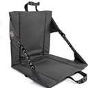 Crazy Creek Original Chair Perfect for Stadium Seats, Camping, Hiking & More, Comfort On All Terrains, Adjustable Straps, Lightweight Design, Water-Resistant, Slate