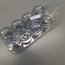 Small Empty Sterile Glass Sample Vials for Injection, with Self Healing Injection Ports and Flip Top Cap (5ml, 10Pac)