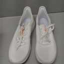 ALEADER Women's Energycloud Lightweight Slip On Walking Running Shoes (9, White Peach)