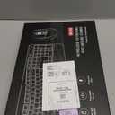 Wireless Keyboard and Mouse Combo, 2.4G Full Size Wave Keys Ergonomic Keyboard with Wrist Rest and 3-Level DPI Adjustable Wireless Ergonomic Mouse for Windows, Mac OS Desktop/Laptop/PC(Black)