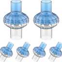 6PCs CPAP Filters for CPAP & BiPAP, Redesigned Inline Filters Without Airflow Resistance, Improved Filtration Efficency Providing Cleaner Airflow, Compatible with Most CPAP Tubing & Machines
