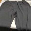 ZAFUL Womens 2 Piece Linen Outfits Loungewear Open Front Long Sleeve Shirt And Wide Leg Pants Set (Classic Black, Large)