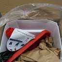 Heated Chicken Waterer, 2 Gallon Thermostatic Poultry Drinker with 4 Nipples, Outdoor Winter Water Heater with Leg Base for Chickens, Ducks, Geese, Turkeys, Anti-Freeze Automatic Watering System (Red)