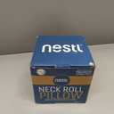 Nestl Neck Roll Pillow for Pain Relief - Premium Memory Foam  Bolster Pillow for Sleeping with a Breathable Cooling Cover - Comfy Cylinder Neck Roll Pillow