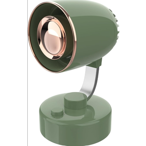 Mr.Young Quiet Portable Desk Fan - 4-Speed Adjustable 150 Oscillating USB-C Rechargeable Small Mini Fan with 10+ Hours Battery Life Perfect Table Fan for Home/Office/Dorm (Green)