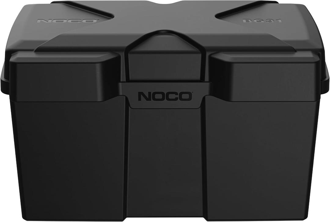 NOCO Snap-Top BG31 Battery Box, Group 24-31 12V Battery Box for Marine, Automotive, RV, Boat, Camper and Travel Trailer Batteries