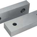 HHIP 3900-2298 6-1/8" L X 2" H X 1" Steel Soft Vise Jaw Set