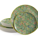 Trendables Heavy Duty Paper Plates Set For 16 Guests - 16 Each Of 8-inch And 10-inch Disposable Plates For Party - Fancy 32 Piece Dinnerware Set For All Occasions | Floral Design, Bouyant