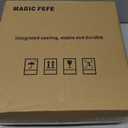 Cast Iron Pre-Seasoned Skillet - 11 Inch Non Stick Frying Pans with Lid, Removable Handle & Non-Toxic, Oven & Dishwasher Safe, Compatible with Induction, Gas, Electric Stovetops