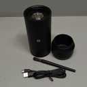 TIMEMORE Burr Coffee Grinder, Portable Electric Grinder with Metal Body, 30 Precise Settings for Espresso to French Press, Low Noise Design, Auto Stop & Clog Protection for Home & Outdoor Use (Black)