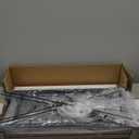 VASAGLE 6-Tier Bookshelf, Bookcase with Steel Frame, Book Shelf for Living Room, Home Office, Study, 11.8 x 31.5 x 73.2 Inches, Industrial Style, Rustic Brown and Ink Black ULLS082B01