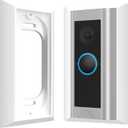 Hidden River Lab Ring Doorbell Mount Genuine Wall Plate for Ring Wired Doorbell PRO - Premium Adapter Plate - White