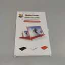 Screen Magnifier for Cell Phone,2026 Upgrade 3D HD Mobile Phone Magnifier Projector Screen for Movies, Videos and Gaming, Foldable ph-one Stand with Screen Amplifier, Supports All Cellphone (Black, 12in)