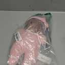 OUOZZZ Soft Black Baby Dolls for Girls - First African American Baby Dolls Multicultural Plush Rag Doll Sleeping Cuddle Buddy Doll Toy for Kids 10" (C-nevaeh03 Pink)