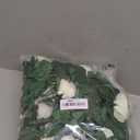 Suncalla 8 Pack 6.56ft Artificial Rose Flower Garland Silk Flocked White Rose Garland Faux Eucalyptus Peony Flower Vine for Wedding Party Table Centerpiece Arch Background Decoration(Eucalyptus)