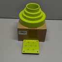 DZQ Rotating Bur Holder 116 Holes,Rotary Tool Holder 1/8"Diameter,Mandrel Drill Holder 360 Degree Rotating,for Drill Home and Garage Tool Accessories(Light Green)