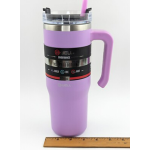 B-Well 30oz Stainless Steel Bottle Pink