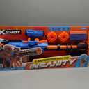 X-Shot Insanity Motorized Rage Fire by ZURU 72 Darts, Air Pocket Technology Darts, Dart Storage, Blasting Power, Auto Feeding Belt, Tripod & Scope, Outdoor Toy for Boys, Girls, Teens, Adults