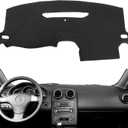 Dash Cover Mat Custom Fit for Pontiac G6 with Light Sensor Dashboard Pad Cap Carpet Protector K265 (Black)