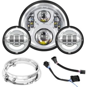 7 Inch LED Headlight Fog Passing Lights for Touring Road King Ultra Classic Electra Street Glide Tri CVO Heritage Softail Slim Deluxe Fatboy 7 Inch LED Headlight Fog Passing Lights for Touring Road King Ultra Classic Electra Street Glide Tri CVO Heritage Softail Slim Deluxe Fatboy