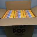 SkinnyPop Popcorn, White Cheddar, Whole Grain, Dairy-Free Snack, 0.65oz (6 Boxes, 6 Bags per Box)