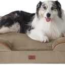 Bedsure XL Orthopedic Dog Bed for Extra Large Dogs - Washable XLarge Dog Cat Bed Waterproof, Comfort Dogs Couch Sofa with Washable Removable Cover, Pet Bed with Nonskid Bottom, Hazel, 42"